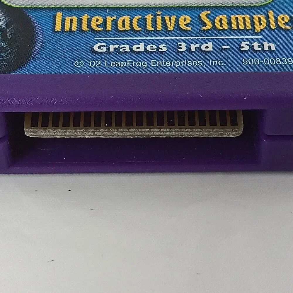 Lot of 6 LeapFrog QUANTUM PAD Game Cartridges Only Untested Vintage Learning Toy